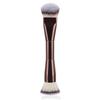 Pinceau de maquillage à double extrémité: Pinceau Doux à Poils pour Fond de Teint, Contouring, Poudre & Flamme pour une Utilisation Beauté Multifonctionnelle