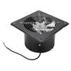 Kitchen Exhaust Fan 9.8 Inch Carbon Steel 2800RPM 80W 7 Blades Quiet Wall Mount Fume Extractor