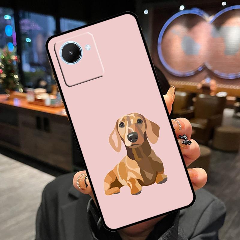 Dachshund Dog Case For Realme 13 Pro Plus 12 11 14 15 GT6 GT7 Pro C15 C35 C53 C55 C61 C63 C65 C67 C71 C75