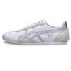Runspark Spliced Sports Non-Slip Lightweight Low-Top Running Shoes Unisex Sneakers Silver White D201L-101