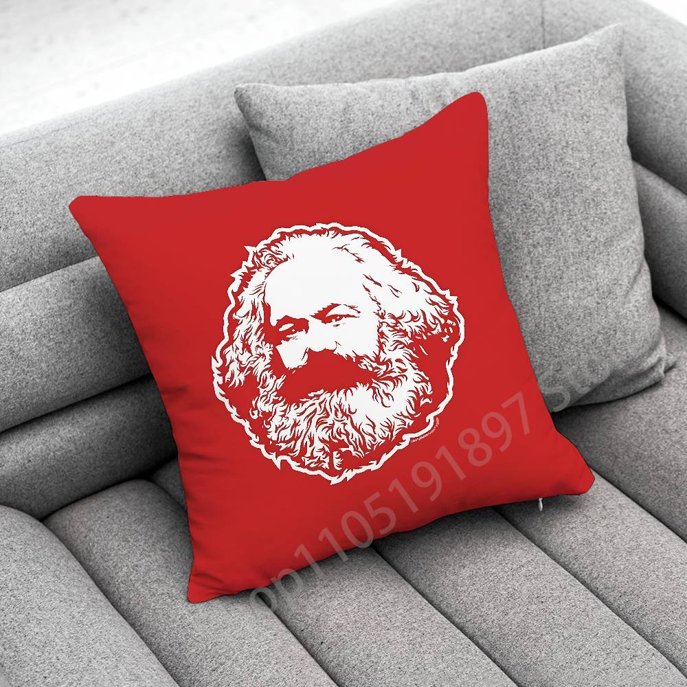 Che Guevara Karl Marx Povlak na polštářek Pro 45cm 40cm 55cm 50cm 30cm Čtvercový Povlak na polštářek do auta