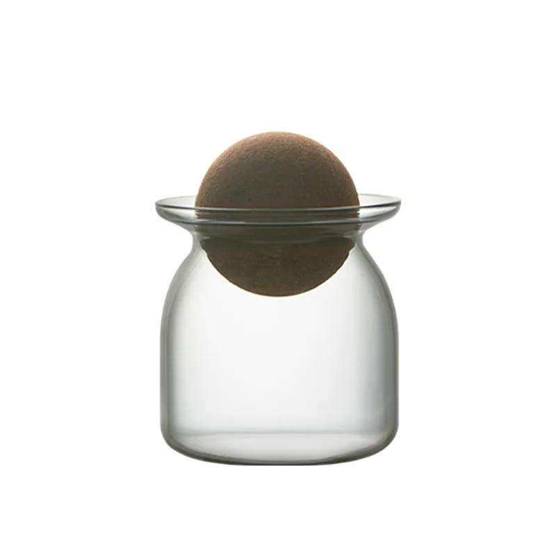 

Coffee Bean Storage Jar Retro Sealed Food Grade Glass Coffee Powder Preservation Large Capacity Storage Bottle