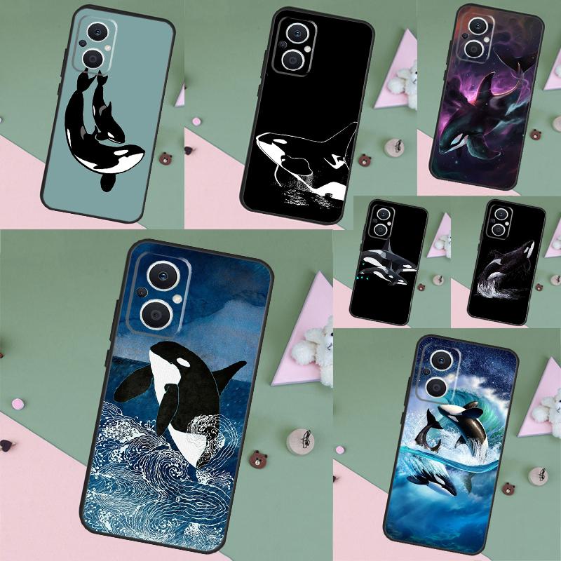 Killer Whale Case For OPPO Reno 15 Pro 15F 10 11 12 13 13F 14 14F 8 7 Lite 8T OPPO Find X9 X8 X6 Pro Cover