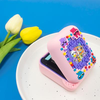 3D Animal Print Silicone Case Protective Cover with Lanyard Carrying Travel Case Washable for Bitzee Interactive  Digital Pet