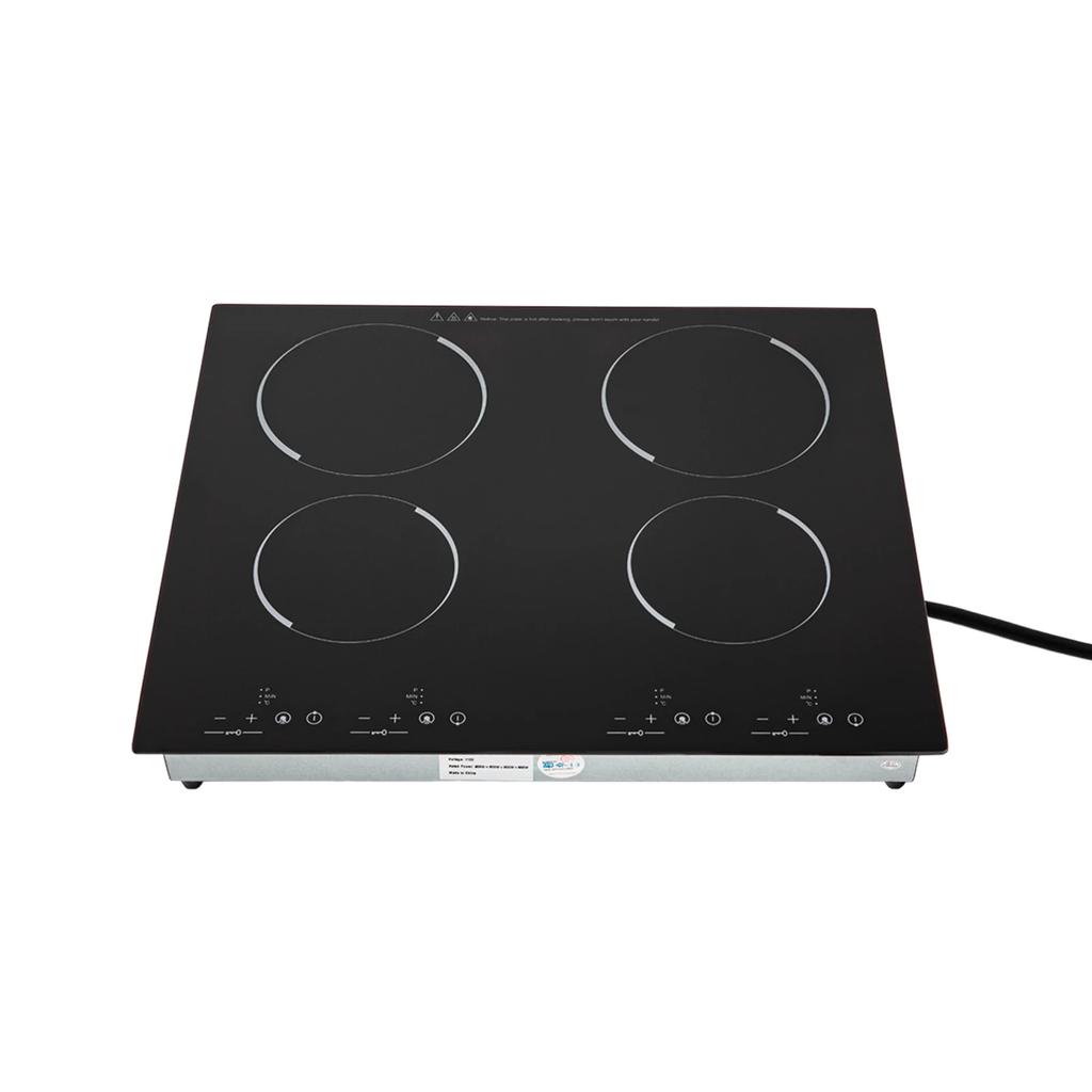 4 Burner Electric Cooktop 24 Inch Electric Stove Countertop & Built-in, Cooktop with 9 Power Levels, Sensor Touch Control, 3000W