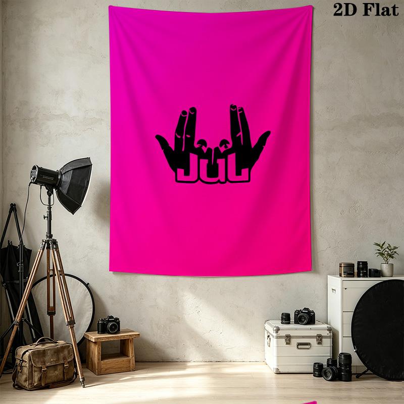 Jul C'Est Pas Des Lol Wall Tapestry Aesthetic Wall Hanging Printed Fabric Blanket Decorative Tapestries For Bedroom Living Room Home Decor