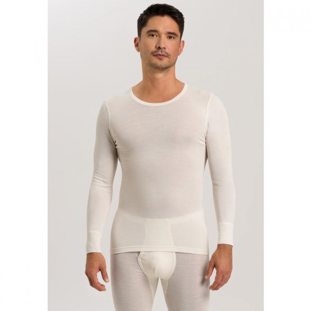 Hanro Woolen Silk Long Sleeve Inner Cygne73402