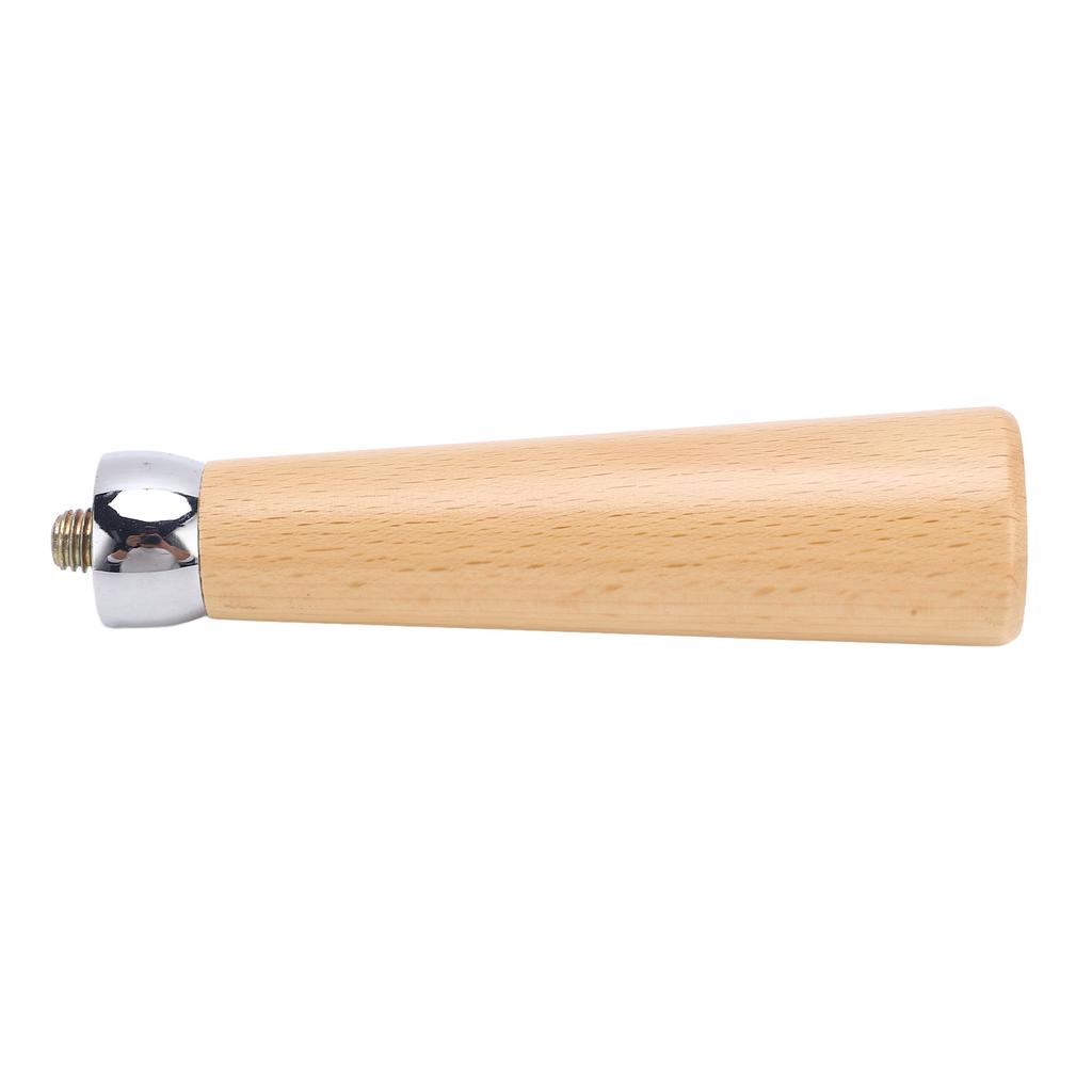 M10 Kaffee Siebträgergriff Holz Kaffee Filtergriff Flacher Boden Kaffeemaschine Ersatz