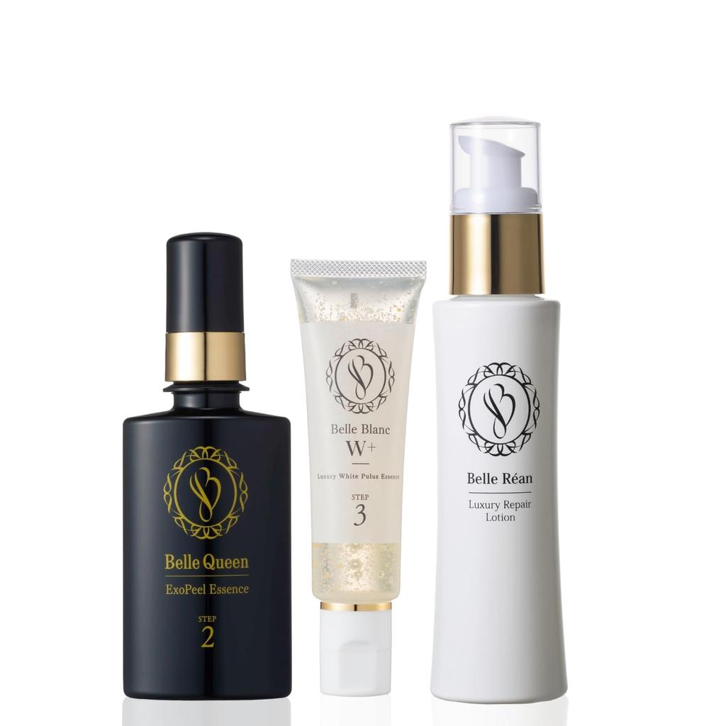 Re9 Acne Scar Belle Blanc Belle Queen Exo Peel Belle Lian Set Serums Deep Penetration Whitening Treatment for Acne Rough and Dark Formulated with