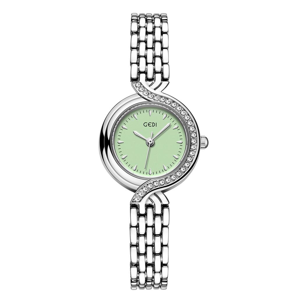 Watch Women'S Light Luxury Bracelet Watch Niche Diamond-Encrusted Temperament Women'S Waterproof Quartz Watch