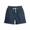 Women's Denim Shorts with Drawstring, Casual Summer Fashion, Stretch Comfort Fit for Beach and Daily Wear