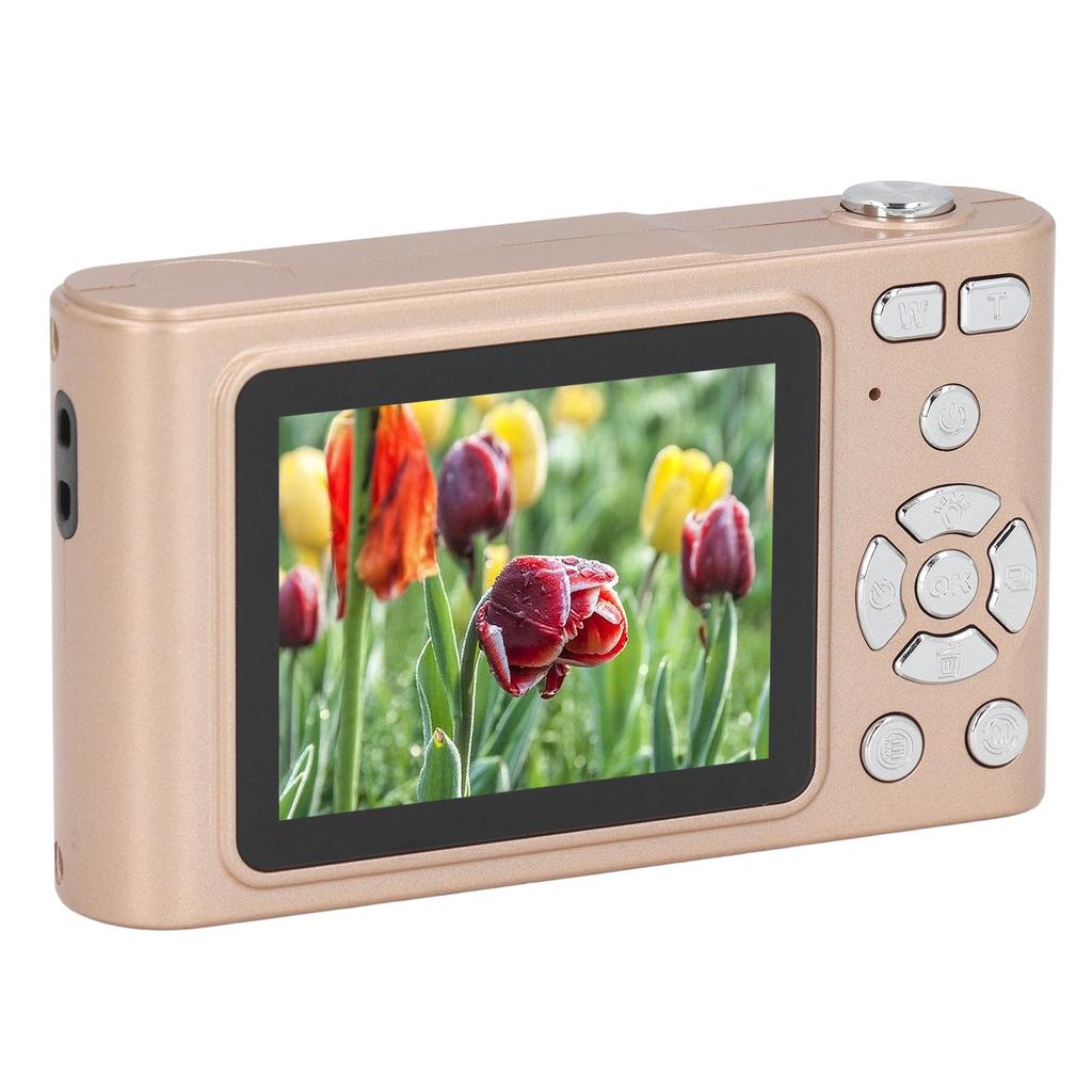 HD Digitalkamera Vintage 4K 2,4 Zoll 48MP 16x Zoom Verwacklungsschutz für Fotografie Videoaufnahme Reise