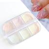 1 Pcs Mirror Nail Glitter Powder Rubbing Dust Pigment Chrome Iridescent Holographic Nail Art Decorations for Manicure