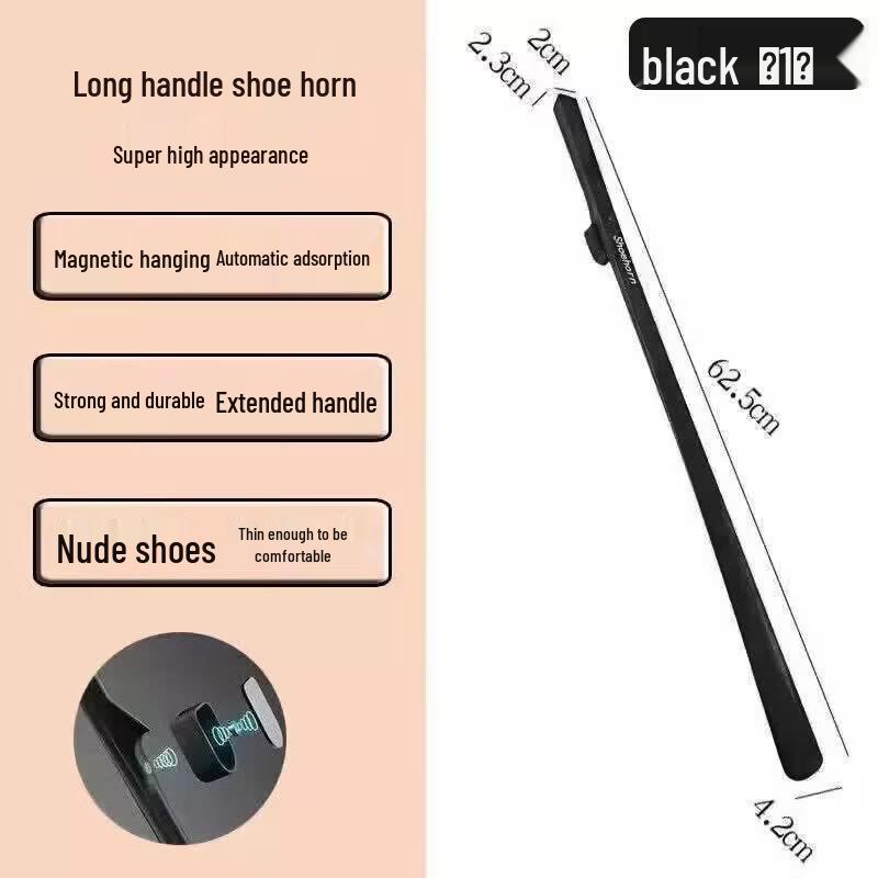 LIEI Long Handle Magnetic Shoehorn