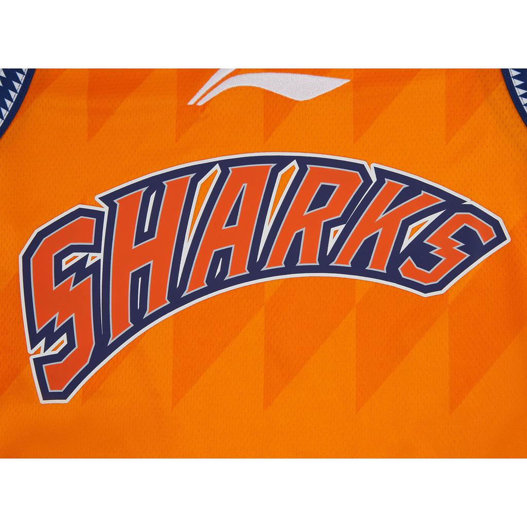 Li Ning Basketball Series CBA Elite Equipment Striped Color Block Letter Basketball Jersey Men Jerseys AAYV529-1