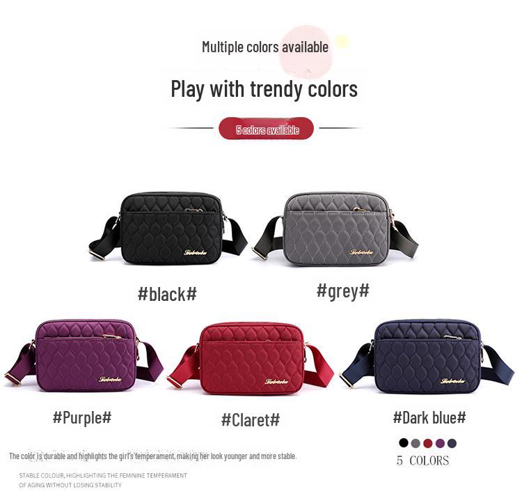 New 2020 Nylon Canvas Waterproof Shoulder Bags for Women