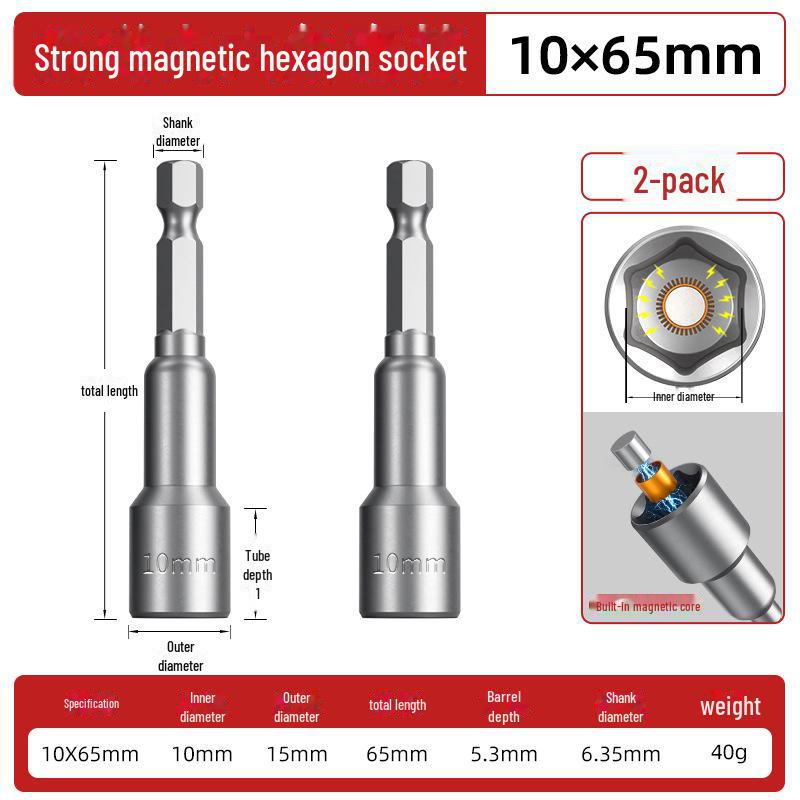 Dane Tools Magnetischer Inbusschlüssel und selbstschneidender Schraubendreher-Bohrersatz