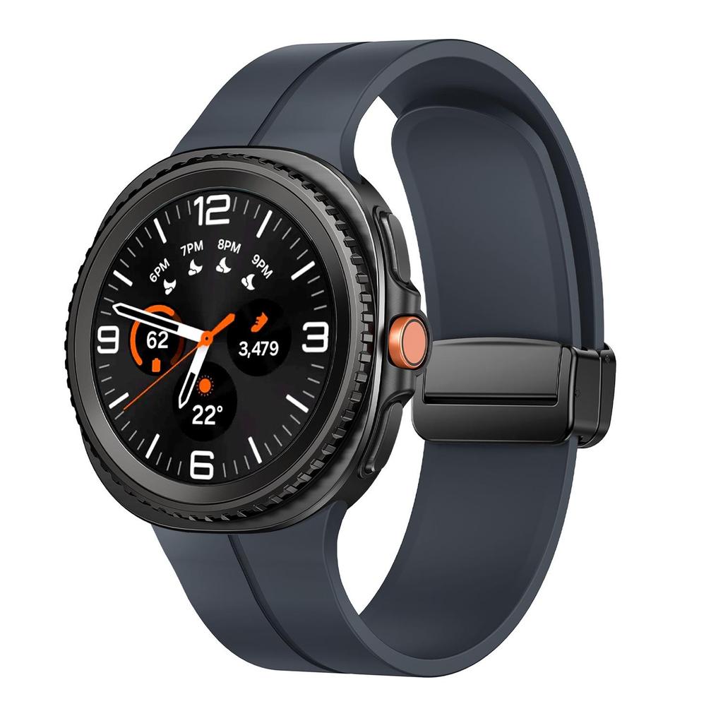 Compatible Magnetic Silicone Band for Samsung Galaxy Watch8/8 Classic