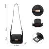 IELGY Fashion Trend Stitching Fashion Tofu Bag Shoulder Messenger Bag