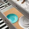Anti-slip self-adhesive cork mat for furniture, drawers, cabinets, and shelves