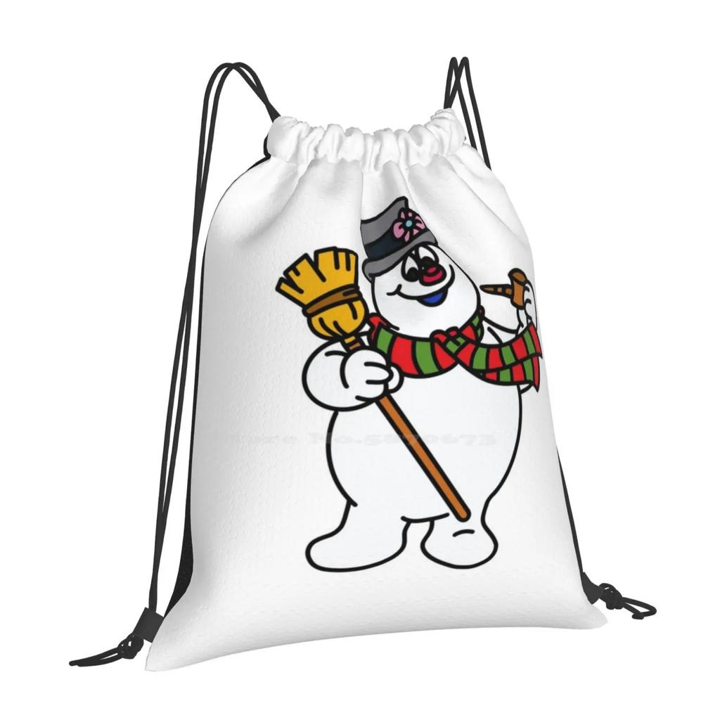 Frosty The Snowman Hot Sale Backpack Fashion Bags Frosty The Snowman Christmas Vibes Jolly Happy Soul Corn Pop Pipe Nose