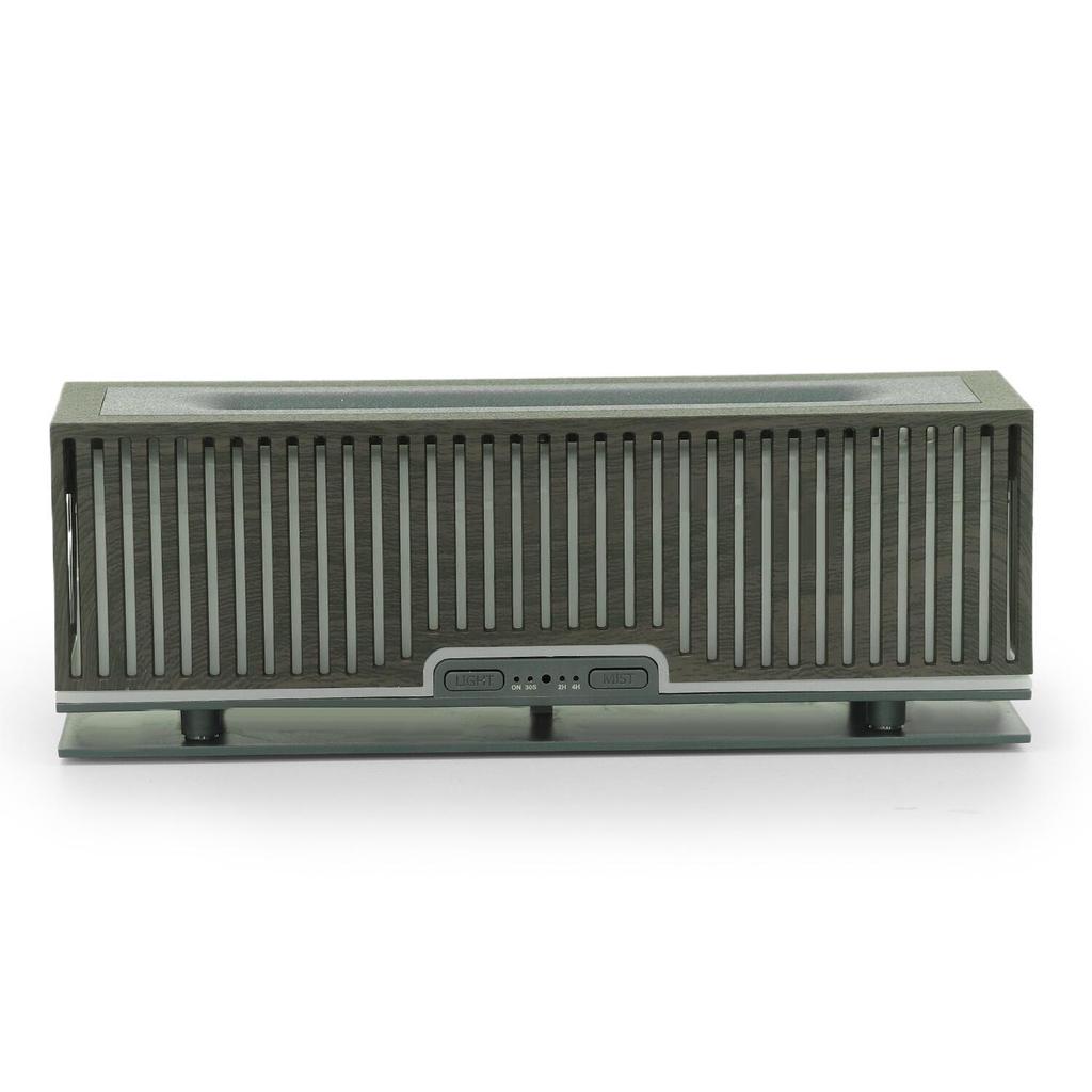 Striped 3D Flame Aroma Diffuser & Humidifier with Light - Ideal for Bedroom & Air-Conditioned Rooms
