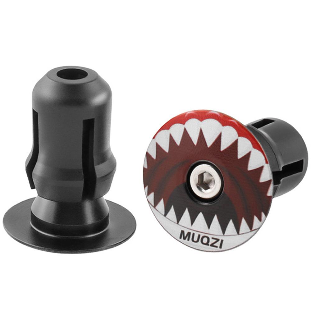 

2pcs Handlebar End Plugs MTB Road Bike Handle Bar End Cap Grip Cover Aluminum Alloy Handlebar Grip Cover Bicycle Accessories