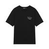 Jambangi Unisex) Slogan Lettering Short Sleeve T-Shirt (Semi-Oversized Fit)_An2Wts945-Bk