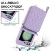 Crossbody Wrist Strap Leather Phone Case for Samsung Galaxy Z Flip 5 4 3 Flip5 Flip4 Flip3 5G Zipper Wallet Card Holder Cover