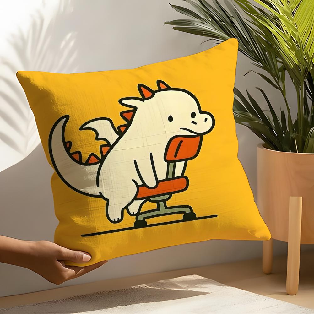 3 Funny And Quirky Party Animals Pillow Case Home Living Room Decoration Linen Pillowcover Pillow Cases Cushion Cover
