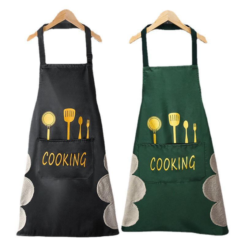 Super Waterproof & Oil-proof Kitchen Apron for Men & Women – Stylish Waist Apron