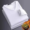 Clearance Velvet Thickened Base Layer Slimming Warm Long-Sleeve T-shirt for Men