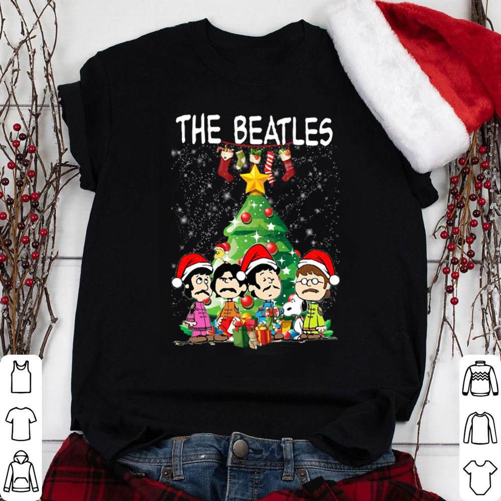 The Beatles Kerst T-shirt Katoen Voor mannen Vrouwen Alle Maten VN2482 Unisex T-shirt