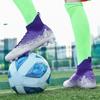 Botas de fútbol para hombre, calcetines elásticos de alta calidad AG, uñas largas, entrenamiento profesional de competición, zapatos de fútbol para niños