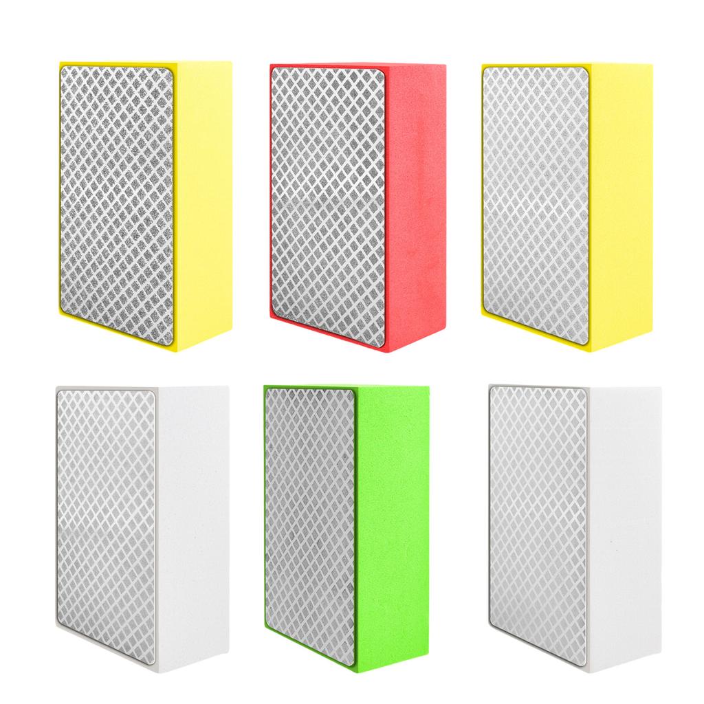 1PC Diamond Hand Polishing Pads Mesh Glass Abrasive Grinding Block Pad Stone Marble Ceramic Abrasive Sanding Disc