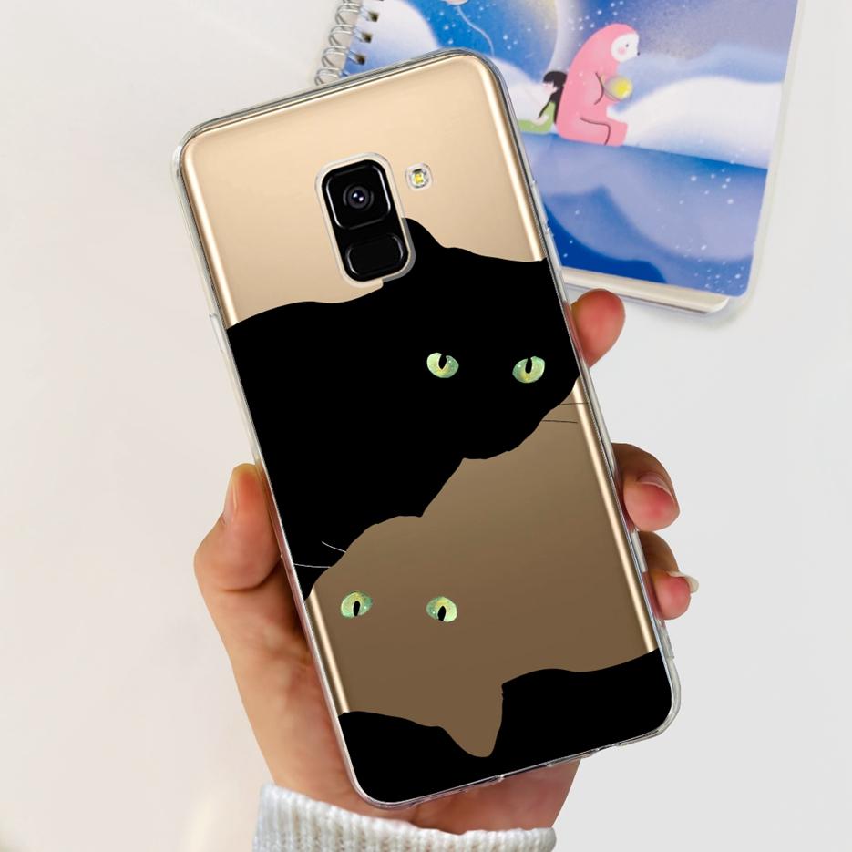 For Samsung Galaxy A8 2018 Case SM-A530F New Fashion Painted Cover Soft Silicone Phone Case For Samsung A8 Plus A8+ A730F Bumper