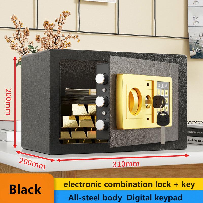 Domowy sejf bezpieczeństwa do przechowywania gotówki i kosztowności Sejf z kombinacją elektroniczną Kompaktowy sejf do użytku hotelowego lub domowego