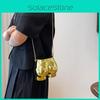 Acrylic Chain Mini Crossbody Bag For Women With Magnet Closure And Card Pocket