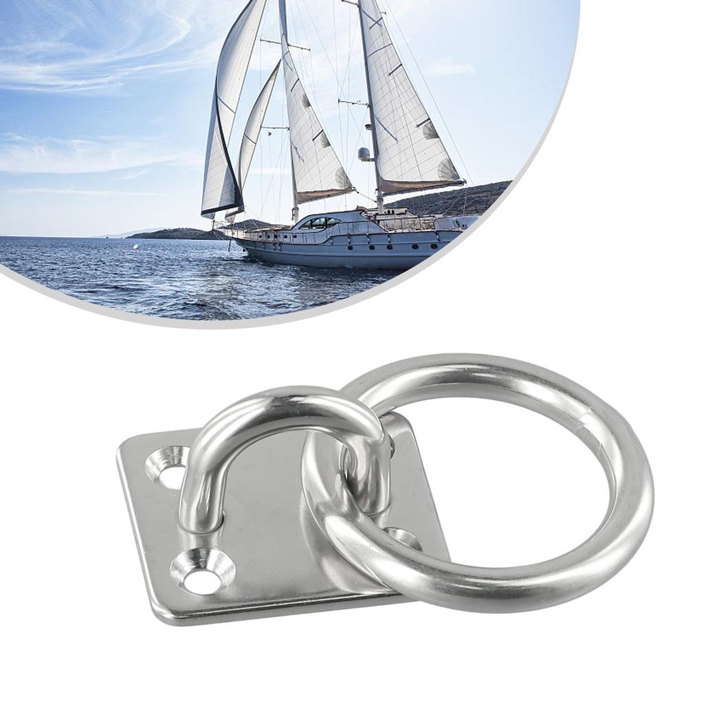 Eye Plate Marine Yacht 6mm Accesorii Boat Cabin Deck