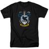Harry Potter Ravenlaw Crest T Shirt Mens Licensed Wizard Movie Hogwarts Black