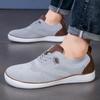 Men's Cross-Border Slip-On Shoes: Breathable Mesh Fly-Knit, Lightweight, Super Soft, Sizes 46-48 for Summer