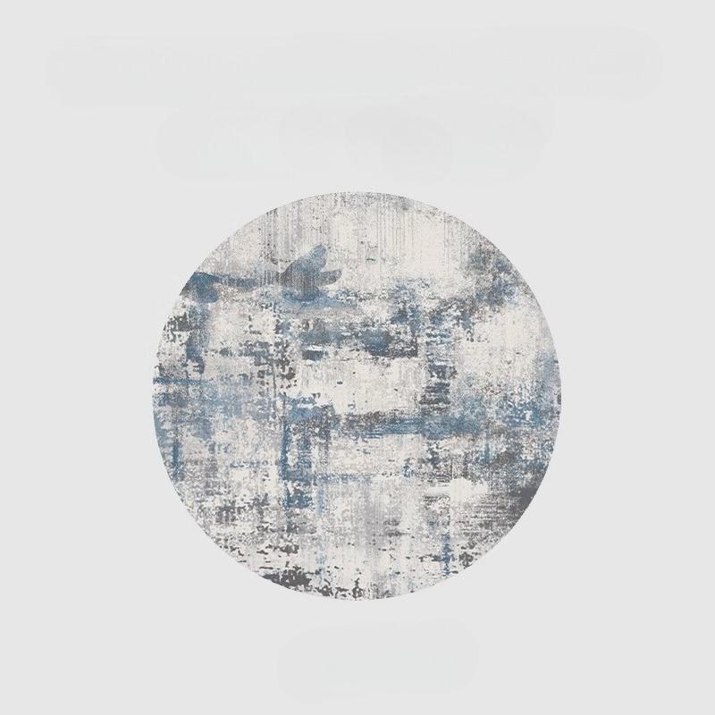 Light Luxury Rugs for Bedroom Nordic Style Living Room Decoration Round Carpet Home Fluffy Soft Rug Thick Plush Lounge Floor Mat