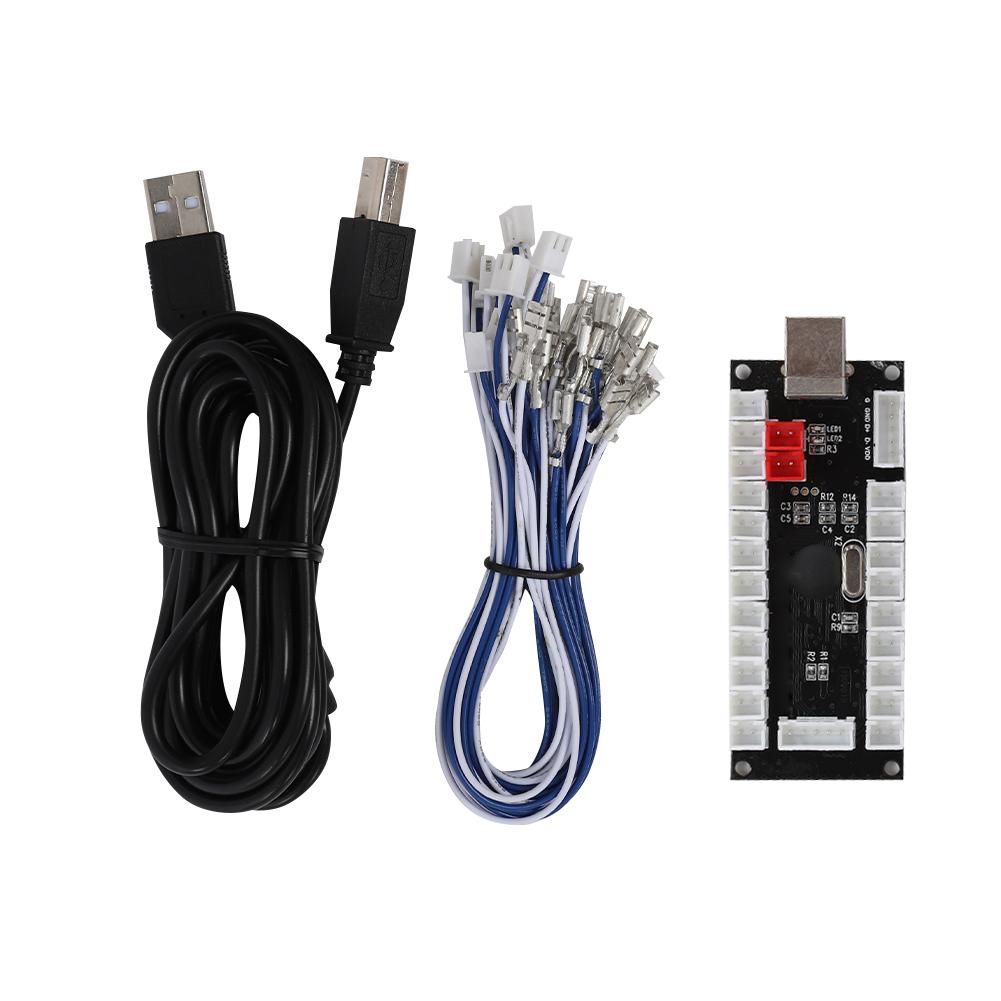 Arcade Game USB Encoder Button Controller for Raspberry Pi Host PC Game Machine BlackCY 822C