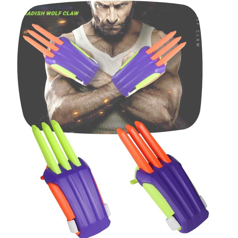 Stretchable Wolverine Claw Carrot Knife Hammer Toy Creative And Fun Stress Relief Toy For Students