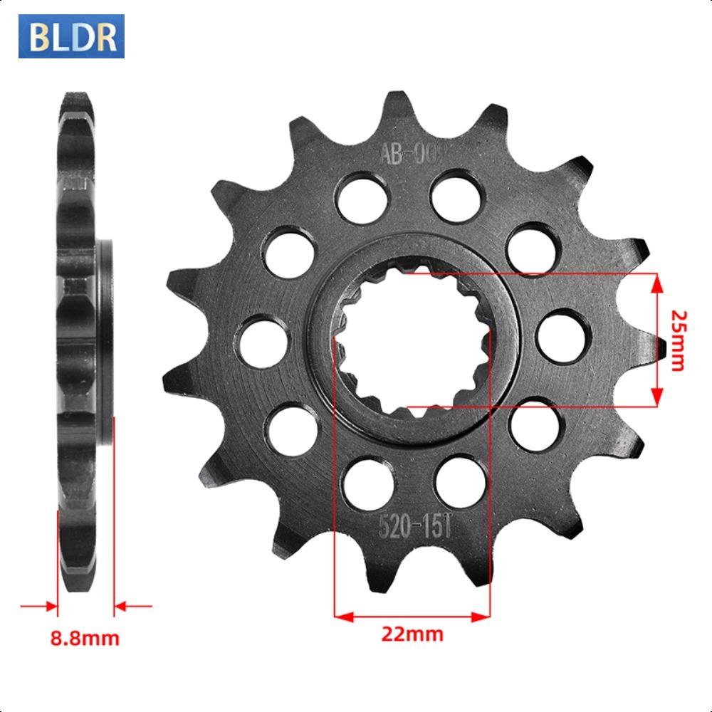 

520 15T 48T Motorcycle Front Rear Sprocket Gear Wheel Cam for K*TM 250 300 380 EXC Enduro 2000-2003 400 EXC Bacing 450 RR front 15