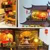 Diy Hut Antique Xixi Flower Room Wooden Hand-Assembled Building Large Villa Toy Creative Gift