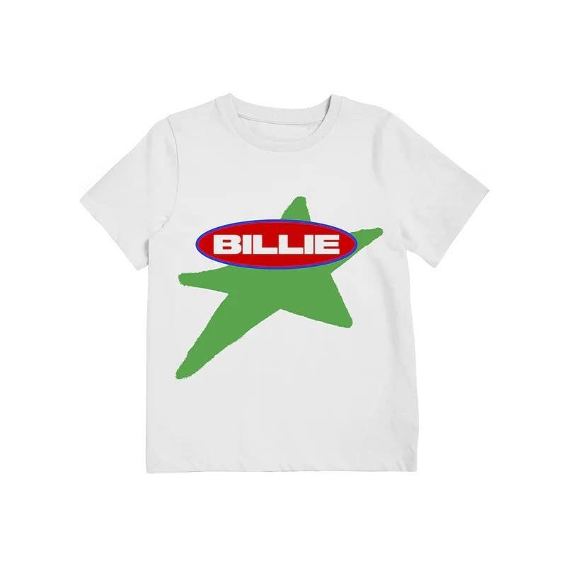 New Billie Eilish American Lyricist and Singer Offers Rock-themed Loose-fitting Men's and Women's T-shirts