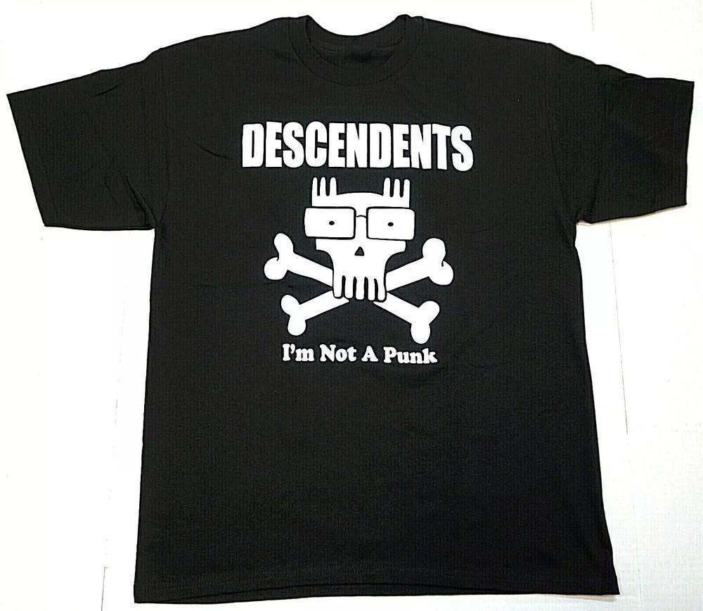 DESCENDENTS Tshirt I#039;m Not A Punk Men#039;s 100% Cotton Punk Rock Tee FN993 Unisex T-Shirt XL