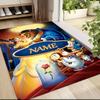Custom Name Tinkerbell's Magical Night Carpet Rug Customizable Soft Washable Anti-Slip Home Living Room Sofa Mats Personalized Rug. 0909356