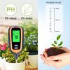 Nowy cyfrowy miernik wilgotności gleby 4 w 1 Miernik pH Tester temperatury światła słonecznego do roślin ogrodniczych z wyświetlaczem LCD